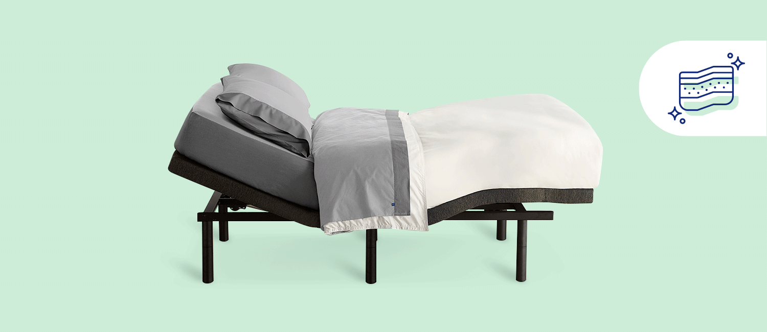 Stock photo of a Casper adjustable bed